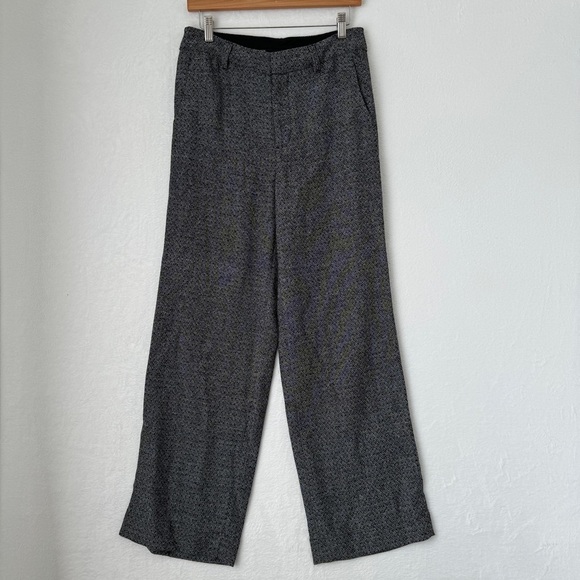 Soft Surrounding womens gray woven wide leg loose trousers size 4 NWOT - Picture 1 of 9